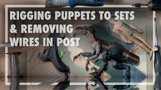 Rigging stopmotion puppets to a set and my postproduction workflow [upl. by Eerehc]