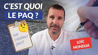 Comprendre le plan dassurance qualité PAQ en informatique avec Loïc [upl. by Nettle]