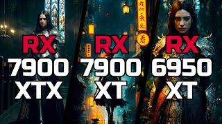 RX 7900 XTX vs RX 7900 XT vs RX 6950 XT  Test in 12 Games [upl. by Pena]