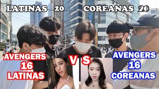 LATINAS VS COREANAS SUSCRIPTORAS FESTIVAL UNIVERSAL [upl. by Studner]