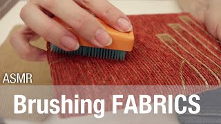 ASMR Brushing Fabrics NO TALKING [upl. by Mari595]