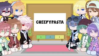 Diabolik Lovers reacts to Creepypasta Part 1  Gacha Club [upl. by Eux492]