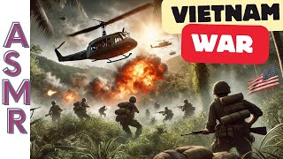 Vietnam War  ASMR History  with Relaxing Fireplace Sound [upl. by Krebs]