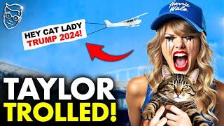 Taylor Swift SCREAMS As Team Trump Fly ‘TRUMP 2024’ Banners Over Her Concert  Swifties Salty Cry 🤣 [upl. by Inalaehon]