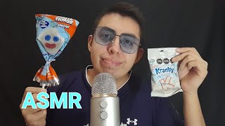 ASMR Pobando dulces Ricolino Snow ❄️ Eating Mouth Sounds [upl. by Airehs]