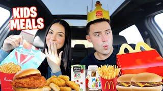 We Tried EVERY Fast Food Kids Meal [upl. by Aicila]