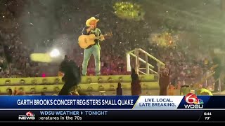 Garth Brooks concert registers as small earthquake [upl. by Sivrep]