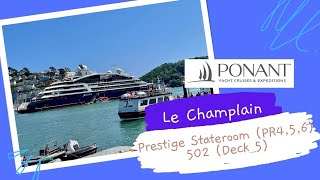 Ponants Le Champlain  Prestige Balcony  502 [upl. by Sirrad55]