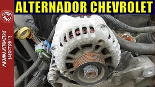 COMO QUITAR ALTERNADOR en chev blazer s10 sonoma etc [upl. by Yank333]