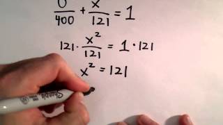 Conic Sections Ellipse  Find X and Y Intercepts [upl. by Odawa]