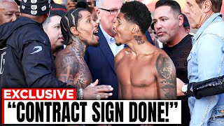 Gervonta Davis VS Shakur Stevenson First HEATED Stage BRAWL FACE OFF 2024 [upl. by Guyon234]