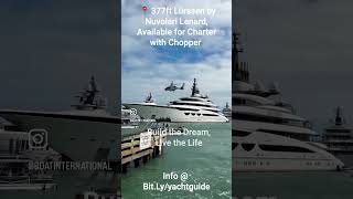 115mLürssen w Chopper  Exquisite Luxury on the Seas  Charter Available Now  Hot Yacht Shorts [upl. by Grondin]