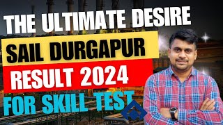 SAIL DSP CBT EXAM RESULT 2024  SAIL DSP RESULT 24 [upl. by Aleuqahs]