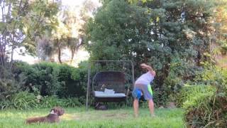 Steve Cotter kettlebell juggling [upl. by Ettevram]