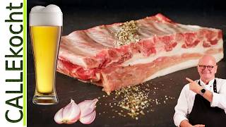 Schweinebraten in Biersoße amp karamellisierten Schalotten Omas Rezept [upl. by Nonnag]