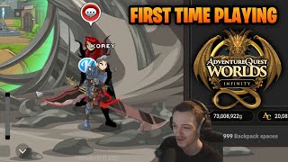 I Played AQW Infinity For The FIRST TIME [upl. by Frere427]