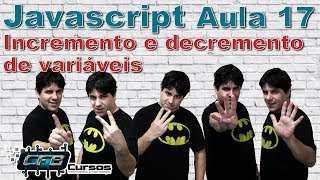 Curso de Javascript 17  Incremento e decremento de variáveis [upl. by Afrikah17]