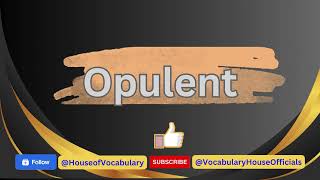 How to Pronounce Opulent in British English [upl. by Akered552]