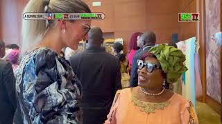 LA PREMIERE DAME LAURIANE DOUMBOUYA PREND PART LA CONFERENCE DES FEMMES COOPERATION CHINE  AFRIQUE [upl. by Elumas]