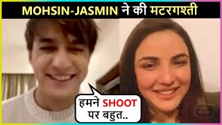 Mohsin Khan amp Jasmin Bhasin Most Funny Live Interaction  Talks About Their New Song [upl. by Andromada]