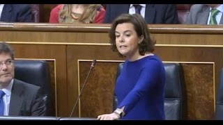 El zasca de Soraya Sáez de Santamaría a Irene Montero al preguntarle por las escuchas al rey [upl. by Valeria]