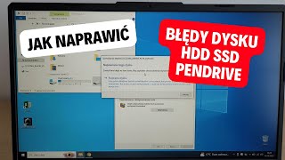 Jak naprawić błędy dysku HDD SSD dysku zewnętrznego lub pendrive Przywróć pliki które zniknęły [upl. by Phillida]