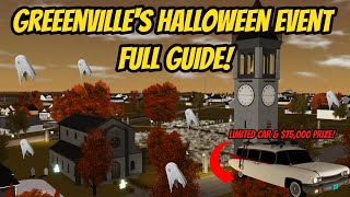 Greenville Wisc Roblox l Halloween UPDATE Full Guide LIMITED CAR amp FREE MONEY [upl. by Catharine]