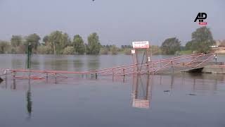 Germany Riesa Elbe river floods [upl. by Kred]