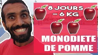 MONODIÈTE DE POMME  PERDRE DU POIDS OU DETOX MON EXPERIENCE  monodiète [upl. by Caryl]