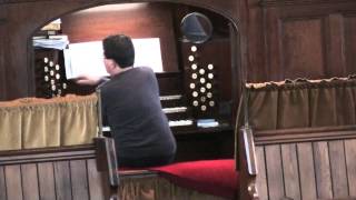 quotEvensongquot played on the Redruth Methodist Church Organ 210412 [upl. by Linnet]