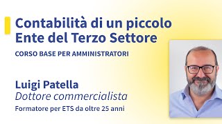 Webinar Contabilità e Deposito rendiconti per piccoli Enti del Terzo Settore [upl. by Teri90]