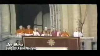 Ave Maria Karol Wojtyla from 1976 [upl. by Thorstein]