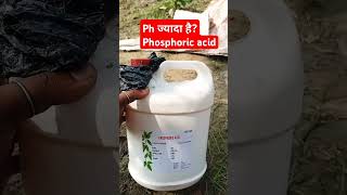 Use of phosphoric acid in ur field gaow sugarcane farming [upl. by Asirak]