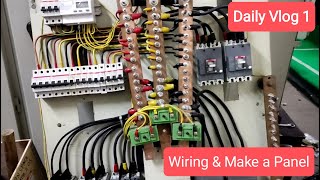 Wiring sub panel dan memasang panel yang rapih step by step Vlog1 [upl. by Anyl]