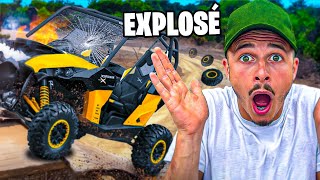 JAI EXPLOSER UN BUGGY CAN AM AU TERRAIN [upl. by Giffie]