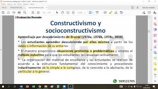 Constructivismo socioconstructivismo y enfoque por competencias proyectosunidades de aprendizaje [upl. by Bernita761]