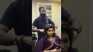 haircut haircolour Manis family salon amp makeover studio Trivandrum More details Contact 7994789500 [upl. by Laehcor]