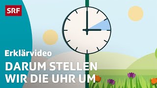 Zeitumstellung Sommer amp Winterzeit – einfach erklärt  Kindervideos  SRF Kids [upl. by Emrich76]