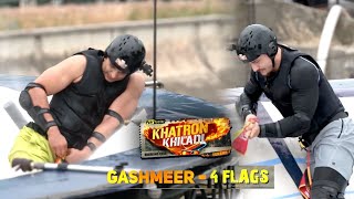 Khatron Ke Khiladi 14 Update Head On Stunt Me Boys Me Hui Takkar GashmeerKaran Ne Kiya Kamaal [upl. by Larimer]