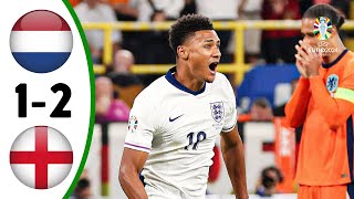 Netherlands vs England 12  All Goals amp Extended Highlights  UEFA EURO 2024 WATKINS 🔥 [upl. by Lopez]