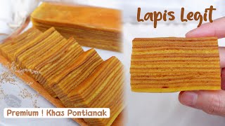 Lapis Legit Premium  Asli Legit amp Moist khas Pontianak Oven Gas [upl. by Servetnick]