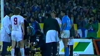 Napoli  Stuttgart UEFA Cup198889 Final 1 [upl. by Taft749]