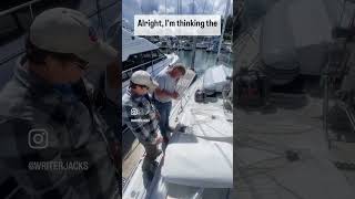 Tips For A New Mainsail Hoisting our New Mainsail mainsail sailing [upl. by Sterne313]