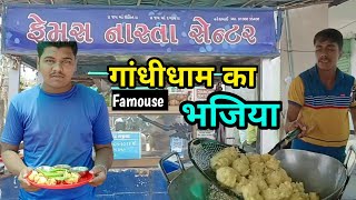 Famouse Bhajiya wala Gandhidham Streetfood Corner Indian Nasta SQ Blogger [upl. by Murdock]