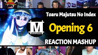 Toaru Majutsu no Index Opening 6  Reaction Mashup [upl. by Langelo8]