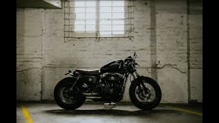 Harley Davidson brat cafe racer [upl. by Casilda537]