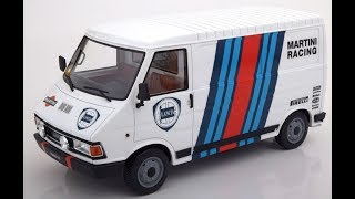 Modelissimo Laudoracing FIAT 242E Assistenza Lancia 1986 Martini Racing 118 [upl. by Airtal]