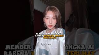 Member nmixx disangka AI marena visualnya terlihat tidak nyata shorts kpop bae [upl. by Kopaz14]