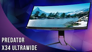 ESSE MONITOR É UM MONSTRO  PREDATOR X34 ULTRAWIDE Review Setup 2019 [upl. by Reema977]