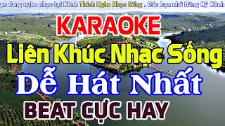 KARAOKE Liên Khúc Nhạc Sống DỄ HÁT NHẤT  Nhạc Sống Cha Cha Cha Karaoke [upl. by Ydiarf]